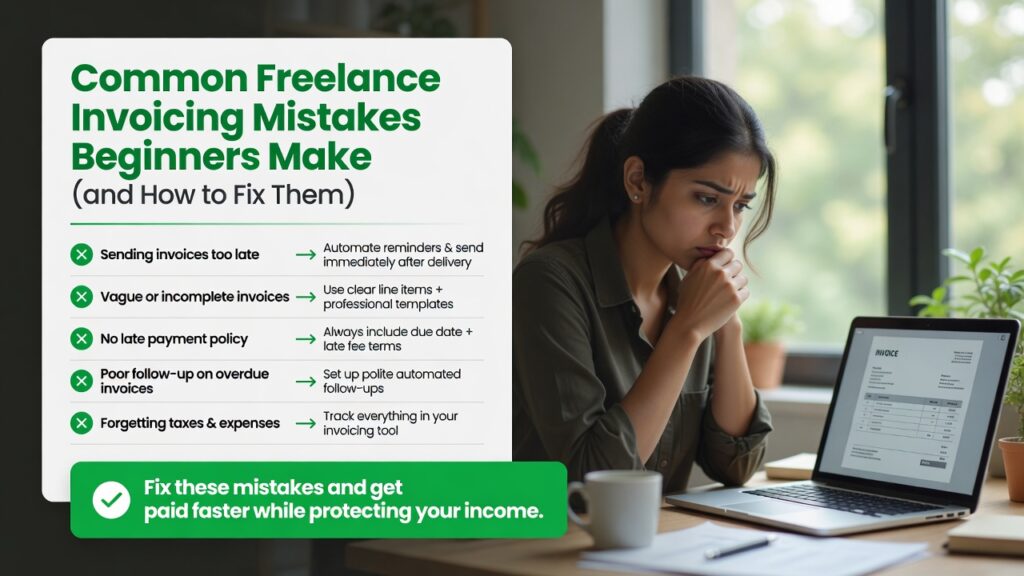 Common Freelance Invoicing Mistakes Beginners Make (and How to Fix Them)