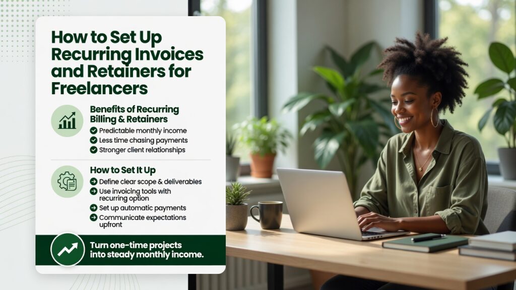 How to Set Up Recurring Invoices and Retainers for Freelancers