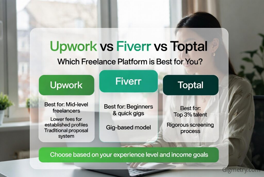 Upwork vs Fiverr vs Toptal: Which Freelance Platform is Best for You?