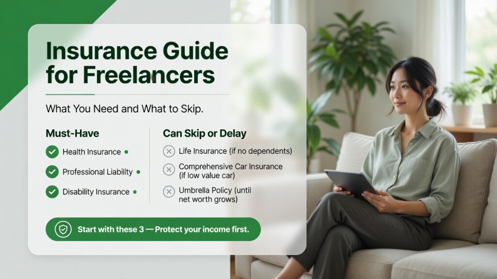 Insurance Guide for Freelancers: What You Need and What to Skip